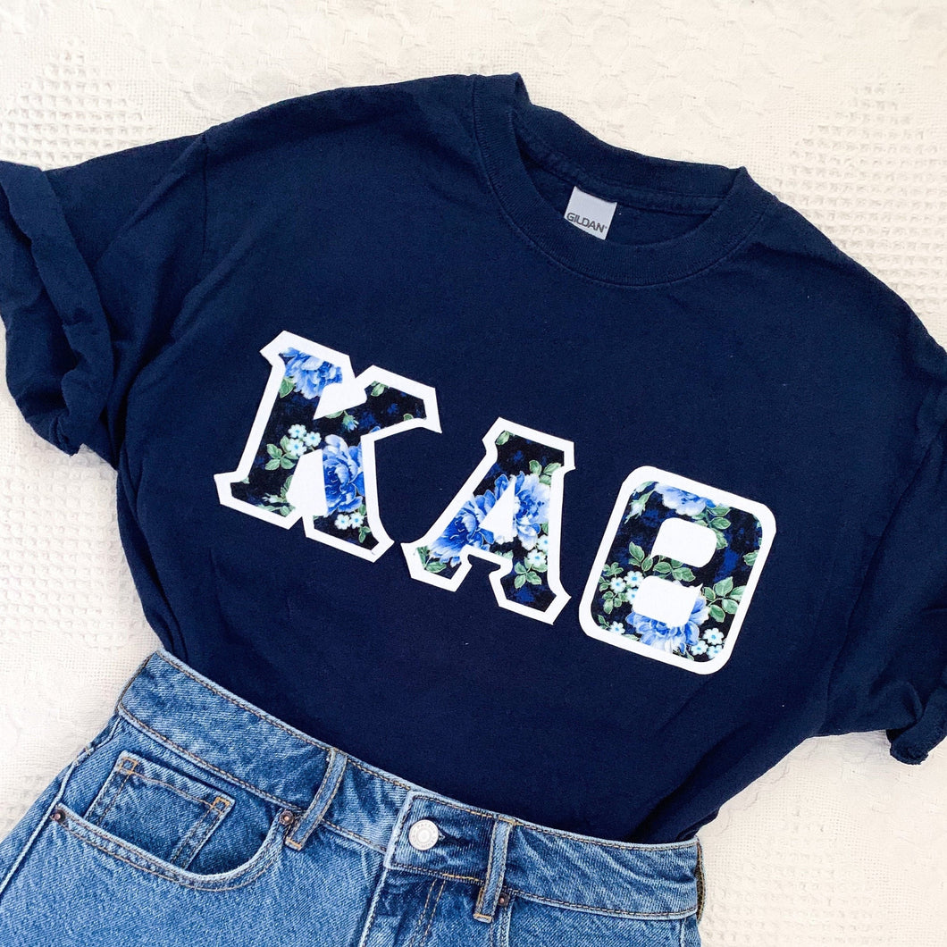 Blue Rose Sorority Letters